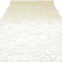 DII Woven Paper Tabletop Collection, Holiday & Event Decor, Table Runner, 14x72, Off-White