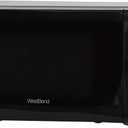 West Bend WBMW92B Microwave Oven 900-Watts Compact with 6 Pre Cooking Settings, Speed Defrost, Electronic Control Panel and Glass Turntable, Black