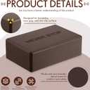 RoundFunny Yoga Blocks Non Slip Pilates Foam Brick