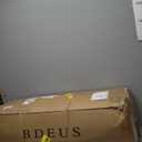 BDEUS Dual Layer 5 Inch Memory Foam Mattress Topper King Size, 2 Inch Gel Memory Foam Plus 3 Inch 1450 GSM Down Alternative Quilted Pillow Top Mattress Pad Cover,White