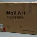 Large 3D Textured Framed Neutral Abstract Wall Art, 3 Piece Modern Artwork for Walls, Minimalist White Brown Geometric Wall Paintings for Living Room, Dining Room, Lounge, Bedroom Wall Decor 20x30 In