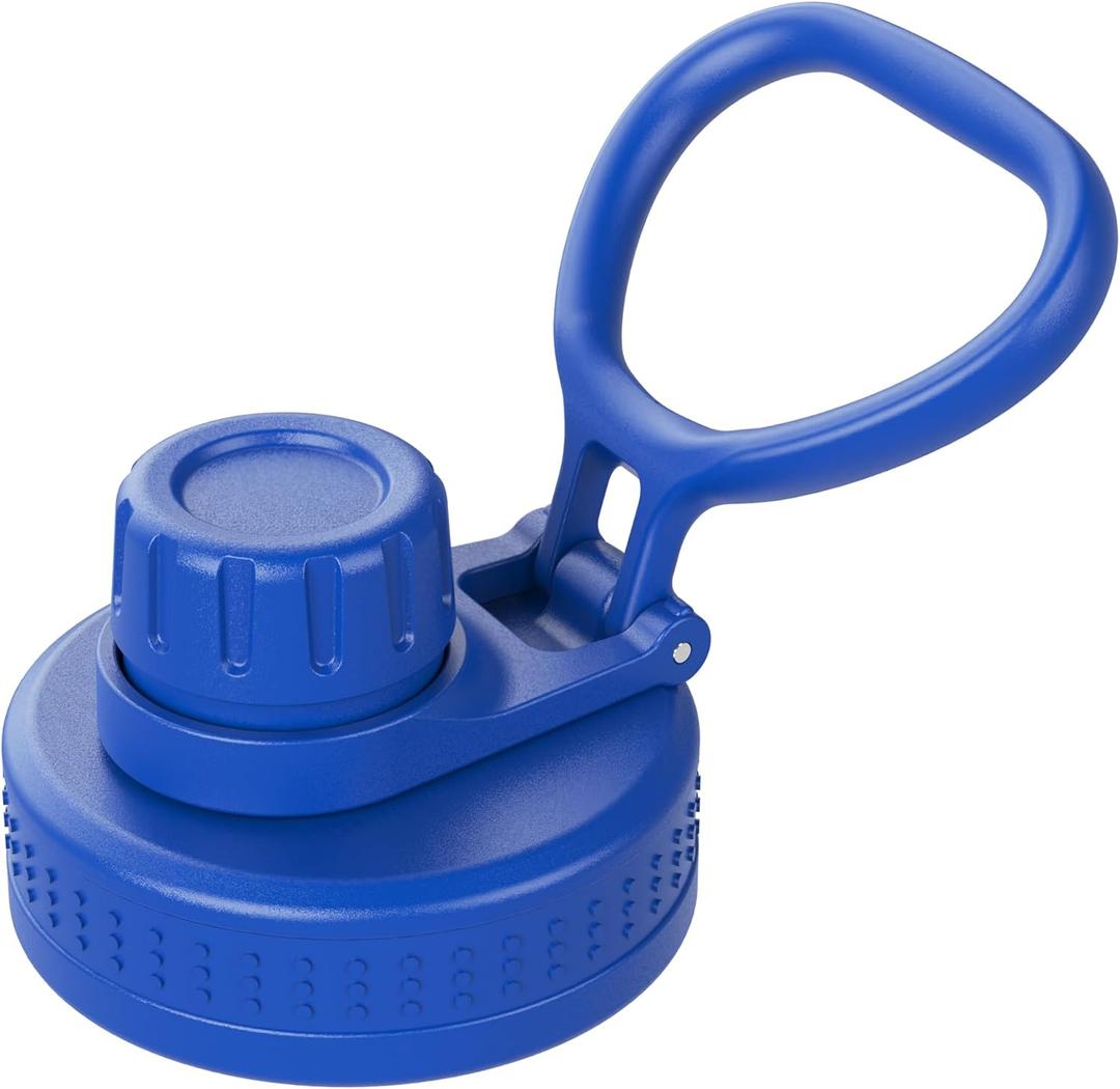 Replacement Spout Lid for Hydro Flask Wide Mouth Bottles (12/16/18/22/32/40/64oz)  2.28" Leak-Proof Sports Cap Accessory, Secure Fit (Blue 1 pack)
