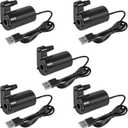 5PCS USB water pump,DC 3-5V USB Micro Submersible Mini Low Noise Brushless Water Pump for Aquariums Fish Tank Pond Fountain Hydroponics Garden