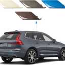 Rear Bumper Tow Hook Cover Fit for Volvo XC60 2018 2019 2020 2021 Towing Eye Cap 31449210 398490342 (Crystal White, Right Passenger Side) Xinpinsai