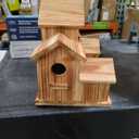 Handmade Hummingbird House - Large Bird House for Garden/Courtyard/Backyard Decor - Room for 6 Bird Families