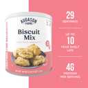 Buttermilk Biscuit Mix Can Emergency Food Supply, 29 Servings, 10 Year Shelf Life - Biscuit Mix Just Add Water and Baking Powder (EXP 06/26/36)