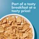 Malt-O-Meal Cinnamon Toasters Breakfast Cereal, Oven-Puffed Cinnamon Cereal Squares, Large Cereal for Family, 33 OZ Resealable Cereal Bag (4.13 Ounce (Pack of 8))