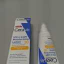 CeraVe UltraLight Moisturizing Lotion With SPF 30, Daily Face Moisturizer with SPF, Formulated with Hyaluronic Acid & Ceramides, Broad Spectrum SPF, Oil Free, Matte Finish, 1.7 Ounce