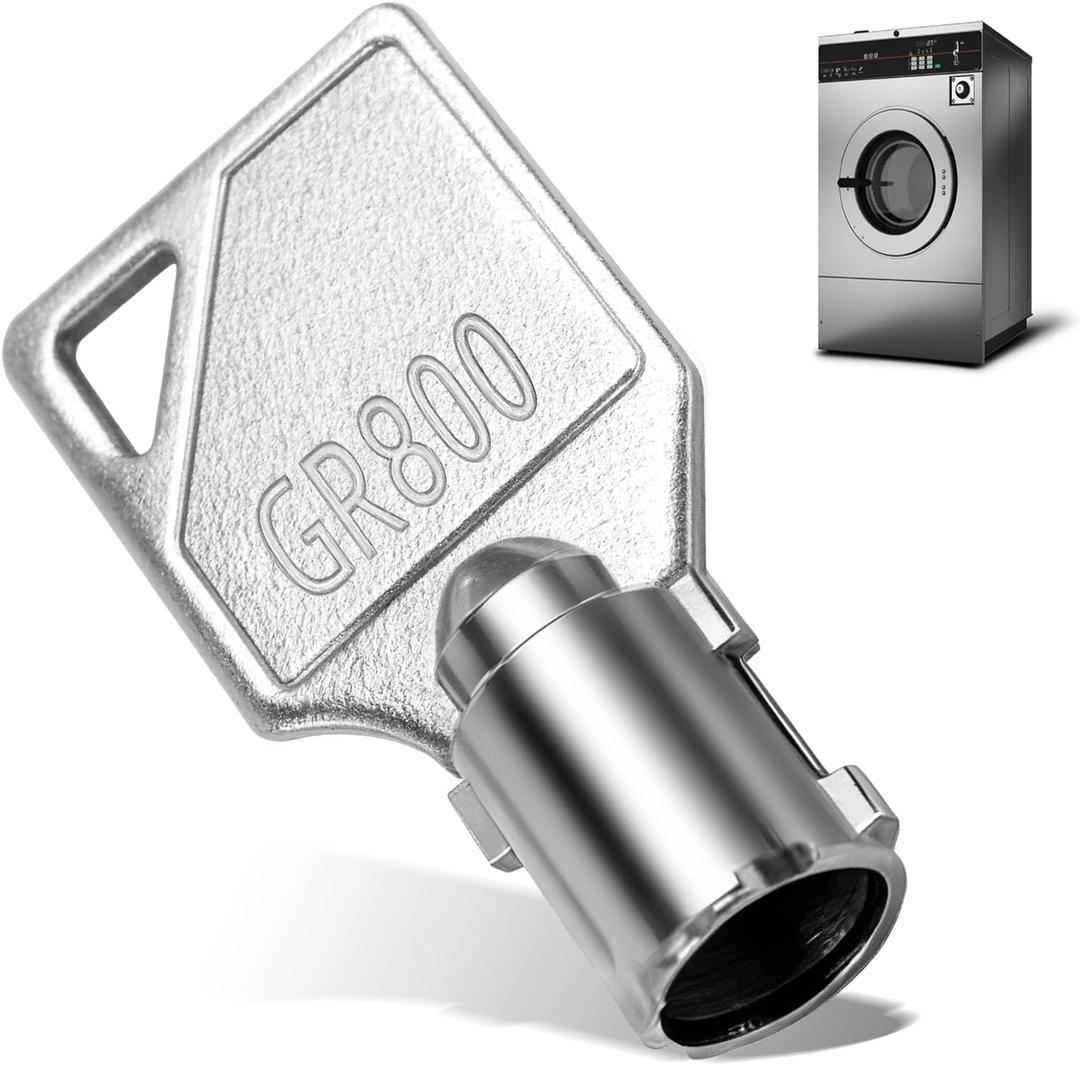 2 x Speed Queen washer and dryer key -GR800 Commercial Coin laundry machine keys for replaces speed queen 54612 key(1 Pcs)