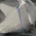 Cervical Pillow for Neck and Shoulder Pain Relief - Ergonomic Neck Pillow for Sleeping, Contour Memory Foam Pillows Side Sleeper Pillow for Neck Support, Bed Pillow for Side Back Stomach Sleepers (White & Blue)