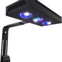 Aquarium Reef LED Light,30W Cree Spectrum Marine Saltwater Coral Aqua Knight LED Light Lamp with Timer and Sunrise Sunset Control for LPS/SPS Fish Nano Tank