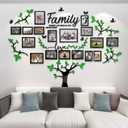 DIY Wall Decor Living Room Family Tree Wall Decor Sticker 3D Picture Frames Collage Wall Decor Living Room Wall Decor
