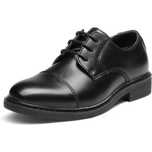 Bruno Marc Boys Dress Oxford Formal Shoes (5 Big Kid, Black)