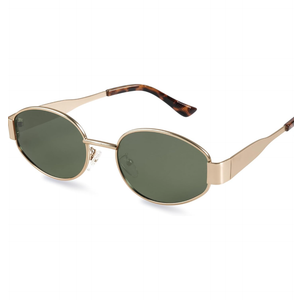 livho 2025 Trendy Oval Sunglasses - Stylish Polarized Shades for Everyday - Retro Metal Frames