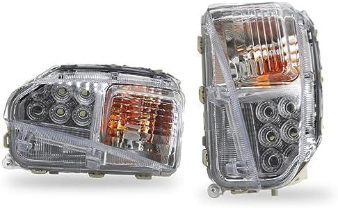 Pair Front Fog Light Turn Signal Lamp Compatible with Prius 2012 2013 2014 2015 Left and Right Side 8151147060 8152147060 Clear