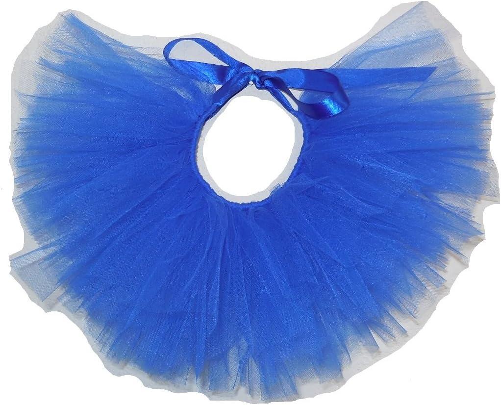 Handcrafted Royal Blue Mesh Tutu for Medium Dogs