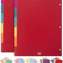 Mr. Pen- Dividers for 3 Ring Binder, 2 Sets, 6 Pack/Set, 12 pcs, Letter Size, Binder Dividers with Tabs for Student, Teacher, Office, Home Organizers 