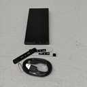 Portable Power Bank 10000 mAh – Slim High-Capacity External Battery Charger – Dual USB Output, Type-C Input – Fast Charging – Black