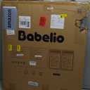 Babelio Baby Gate for Stairs, Kitchen & Doorways, No Bottom Bar| One-Handed Operation| Auto-Close| Hardware Mount (Drill Needed) Safety Dog/Pet Gate (Black - B17, 26-43" W, 28" H)