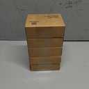 5 x Vitalizart Camel Velvet Ribbon Set 3/8"" x 15 Yd Wooden Spool Fabric Trim 3 Rolls * 5 Yd for Christmas Wreath Decoration Handmade Craft Ornaments Gift Wrapping & Bow Making