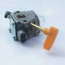 KIPA Carburetor For Homelite 308054041 UT-09520 UT-09521 UT-09523 UT-09525 26cc Blowers with Fuel Lines Primer Bulbs Mounting Gaskets