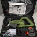 Max 1100PSI 3.0 GPM Battery with Multi-3 Level Adjustment, 6-in-1 Nozzle & Foam Cannon, 26.2 ft Hose for Car & Home