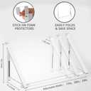 Over The Door Clothes Hanger Rack Foldable Space-Saving Over The Door Hooks for Laundry Drying Bathroom Towels & Home Office(White)