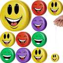 Sotiff 20 Pack Yo Yo Bulk Back to School Gifts Classroom Party Favors Colorful Designs Party Favors Bag Stuffers Return Gifts for Birthday(Smile Face)