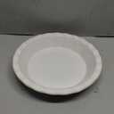 MALACASA Pie Dish for Baking, Stoneware Pie Pan 9 Inch, Embossed Deep Dish Pie Pans, 45 OZ Round Baking Dish Pie Pan, Fluted Dish Pie Plate for Apple Pie, Quiche and Tart, Set of 1, Series LYDIA