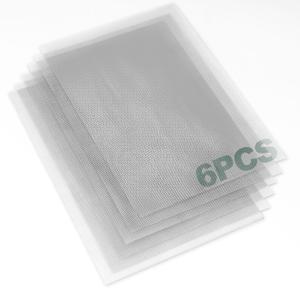 6PCS CHAYUFUN 304 Stainless Steel Wire Mesh Screen, 1mm Hole 20 Mesh, No Rust and Sturdy, Easy to Cut, Heat-Resisting Metal Mesh for Vent, Window Screen Mesh, Cage, Filter Mesh, DIY Projects, etc.