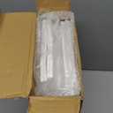 CroBlissful 2 Set Wooden DVD Storage Box DVD Storage Shelf Holder Solid Wood Cassette Tape Display Organizer with Carrying Handle for CD, Movie Cases, Each Organizer Can Store up to 26 Boxes (White)