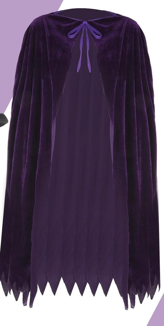 Costume Cloak for Halloween Costume Party Cosplay Accessories Halloween Decorations for Home Porch Yard Lawn Outdoor Prop Decor