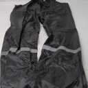 RainRider Bib Rain Pants for Men Waterproof Rain Gear for Women Workwear Bib Overalls Trousers for Fishing(Black,XXL)