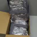 Clear Vinyl Zippered Storage Bags (3-Pack) 40L Sturdy Storage Bags for Sweaters, Blankets, Comforters, Bedding Sets and Much More! (Gray, 18x15x9)