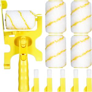 9 Set Paint Edger Combo Kit Paint Edger Roller Brush Multifunctional Handheld Tool with Extra Replacement Roller and Brush for Room Wall Ceiling Indoor Outdoor(XT Style) 9 Set Paint Edger Combo Kit Paint Edger Roller Brush Multifunctional Handheld Tool with Extra Replacement Roller and Brush for Room Wall Ceiling Indoor Outdoor(XT Style)