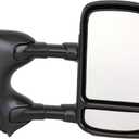 Dorman 955-1123 Passenger Side Manual Door Mirror - Folding Compatible with Select Ford Models, Black