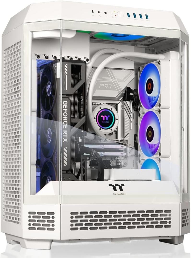Thermaltake Reactor 9880S Gaming Desktop (AMD Ryzen 7 9800X3D, ToughRam 32GB DDR5 6400MT/s RGB Memory, NVIDIA GeForce RTX 5080, 2TB NVMe M.2, WiFi, Windows 11) T6WT-X870-580-LCS