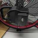 18” Portable Battery Operated Fan, Rechargeable Cordless Camping Fan Outdoor, USB Output, 360° Tilt, 10~60h Runtime, Quiet, Wireless, Metal Blade, For Travel Gazebo Home Garage Gym RV Barn