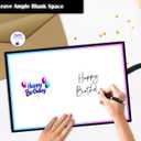 2 x Jumbo 16th Birthday Card for Boys Girls, Neon 16th Birthday Party Decorations for Him Her, Happy 16 Year Old Birthday Gifts for Son Daughter, Double-Sided with Two Stickers