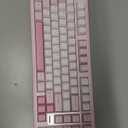 YUNZII B98 PRO QMK/VIA Wireless Mechanical Gaming Keyboard, 96% Layout with Numpad and Cute Cat Knob, BT/2.4G/USB-C, Pre-Lubed Switch Hot Swap Gasket, RGB for Win/Mac (Pink, Candy Linear Switch)