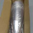 16 oz Clear Plastic Cups with Lids and STRAWS, Disposable Drinking Cups for Cold Drinks, Iced Coffee, Milkshakes, Smoothies, 25 Sets