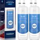 TEEHAY EDR1RXD1 Water Filter 1 Replacement, Compatible with Whirlpool WRS315SDHZ, WRS571CIHZ, WRS555SIHZ, WRS325SDHZ, WRF560SEHZ, WRS588FIHZ, WRS571CIDM, WSF26C3EXF, WRF560SEHW, WRF560SEHV, 2 Pack