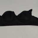 Smart & Sexy Women's Swimwear Underwire Bikini Top – Lightly Lined for Comfort and Shape Size 34DDD, Black Hue