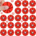 Sotiff 24 Pcs Basketballs Fidget Spinners Bulk, Mini Fidget Toys, Basketballs Birthday Party Favors Supplies, Goodie Bags Stuffers, Party Games, Rewards Carnival Prizes