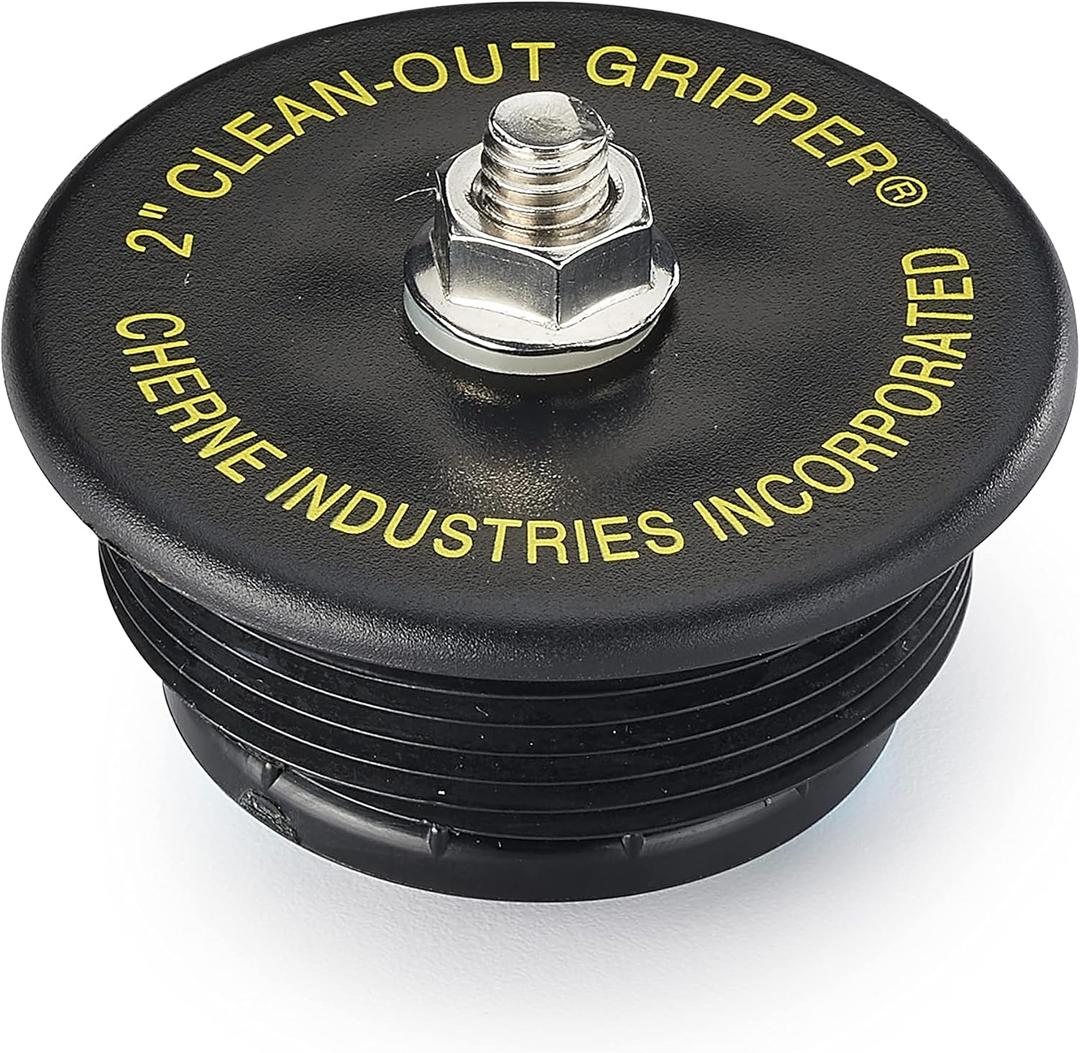 Cherne 270168 Mechanical Clean Out Plug, Black