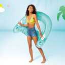 Intex 58859EP Sit 'N Float Inflatable Pool Float: Pool Lounge with Built-in Cup Holders – Heavy-Duty Handles – 220lb Weight Capacity – 58" x 39"
