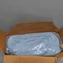 Bedsure 100% Cotton Muslin Throw Blanket Twin XL for Bed - 4-Layer Breathable and Lightweight Thin Soft Summer Gauze Muslin Blankets for Adults, Blue, 66x90 Inches