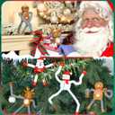 Chirstmas Gifts Toys for Kids, 4 Pack Suction Pop Tube Fidget Toys Chirstmas Themed, Chirstmas Stocking Stuffers for Boys Girls, Sensory Autism Toys for Children with Autistic ADHD