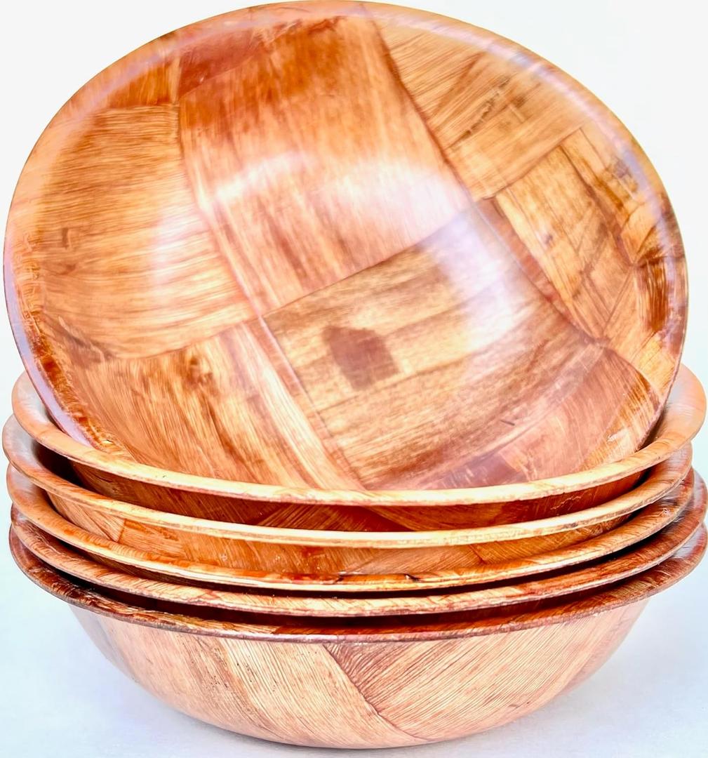 Wood Wooden Salad Bowl Set 6 (6 inches)