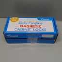 20 Pack Magnetic Cabinet Locks Baby Proofing - Vmaisi Children Proof Cupboard Drawers Latches - Adhesive Easy Installation (Standard)